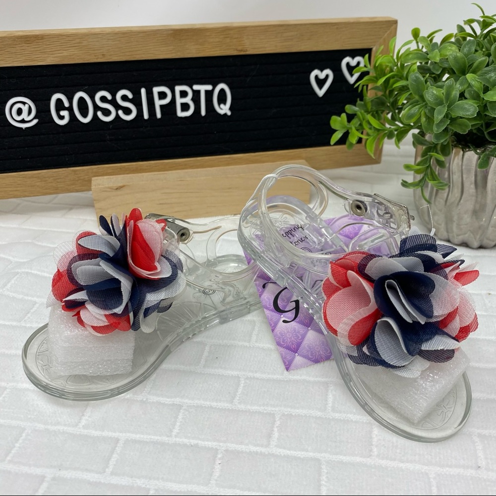 Stepping Stones 4th of July Jelly Sandals